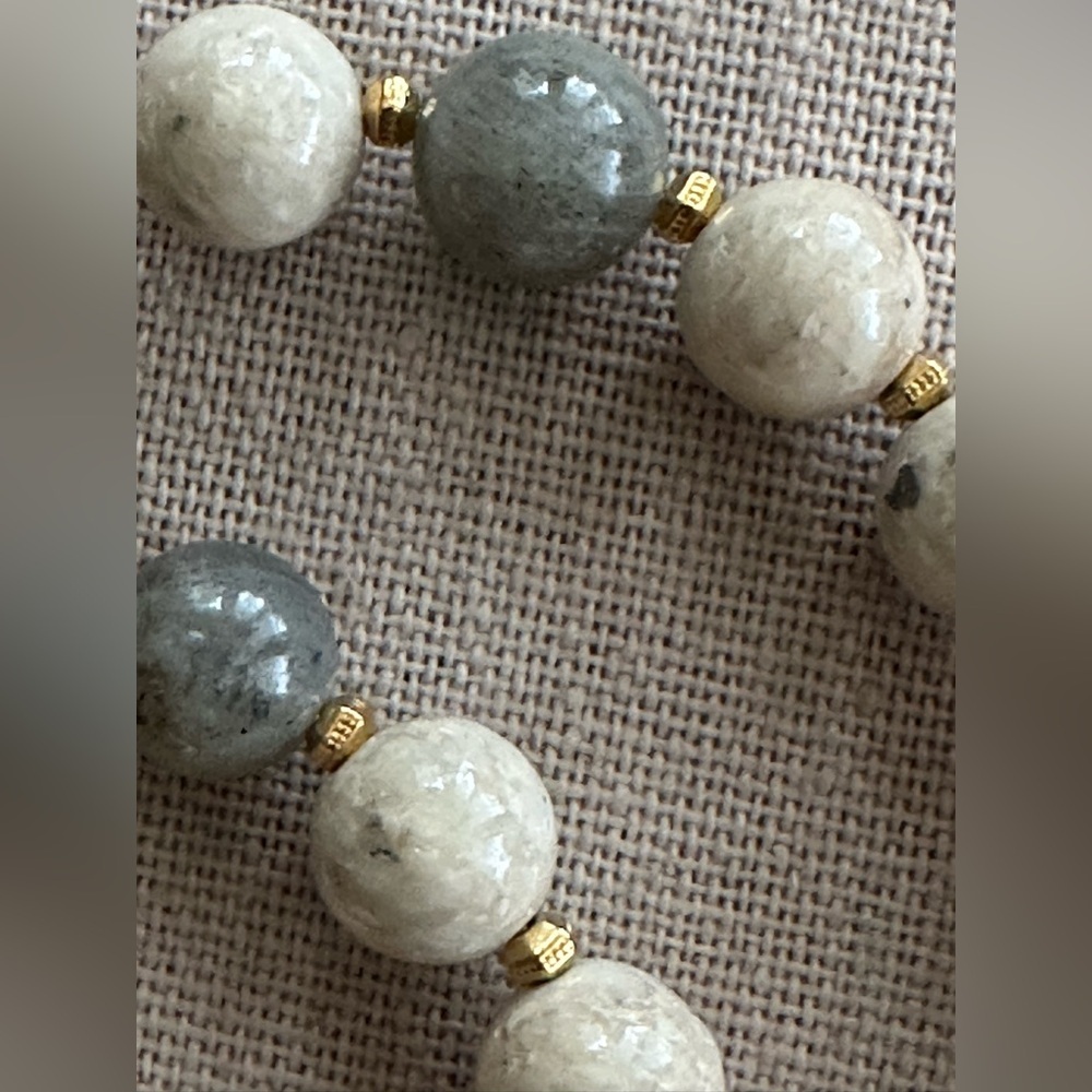 22 inch Moonstone and Jasper bead necklace NWOT - Picture 12 of 16